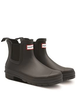 Image of Hunter Original Chelsea Welly Boot - Black, Size 7, Women