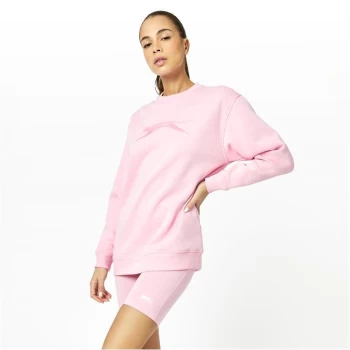 Image of Slazenger x Sophia & Cinzia Crew Neck Sweatshirt - Pink