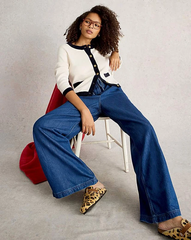 Image of White Stuff White Stuff Charlotte Cardi Natural - White Stuff - Size: 10 Natural Female 10 ZD45801