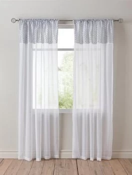 Image of Selina Macrame Top Voile Pair 137Cm