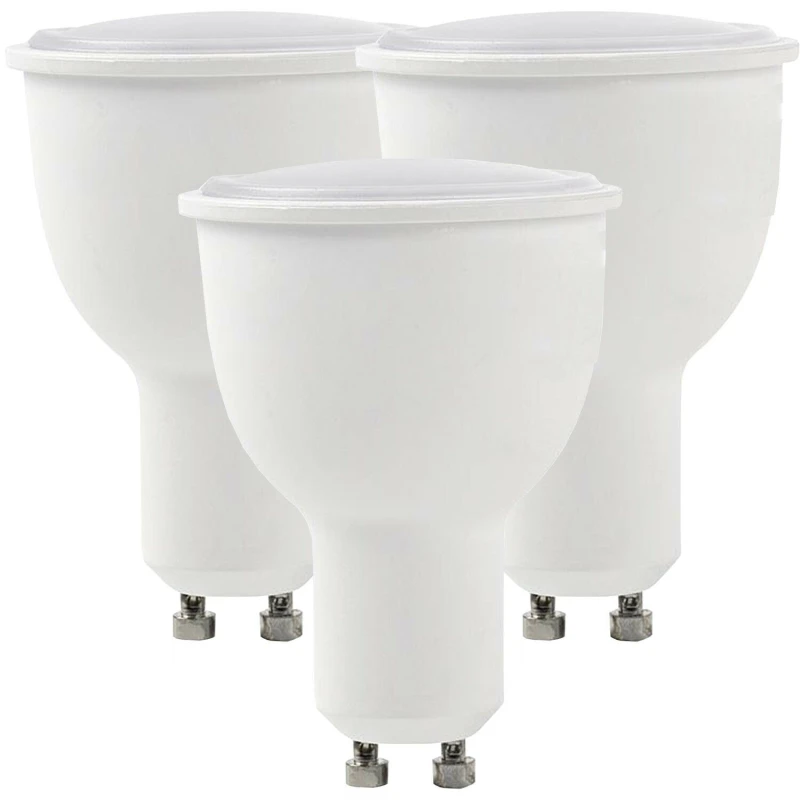 Image of Loops 3x WiFi Colour Changing LED Light Bulb 4.5W GU10 Warm Cool White Dimmable Lamp White