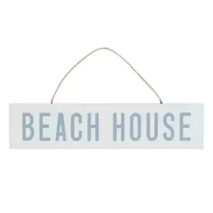 Image of Beach House Hanging MDF Sign