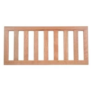 Image of Oak Effect Slatted Shelf L471mm D216mm