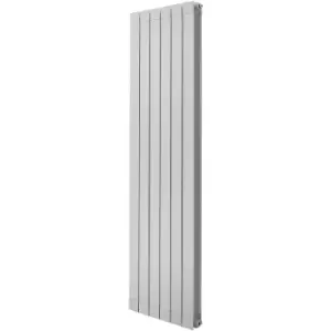 Image of Heatwave Hanworth Plus Vertical Designer Aluminium Radiator 1800mm H x 480mm W - 6 Sections