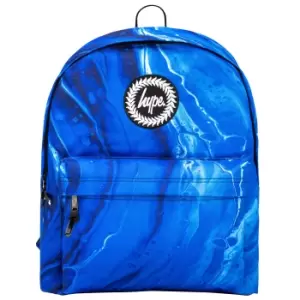 Image of Hype Tonal Out Of Space Marble Backpack (One Size) (Blue/White)