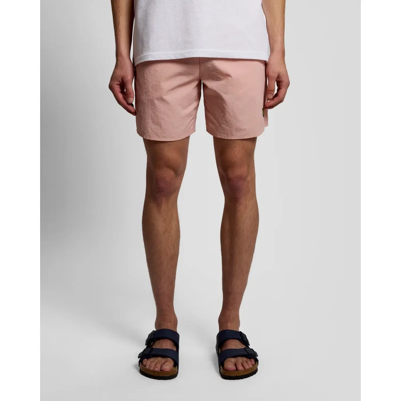 Image of Lyle & Scott Mens Swim Shorts in Pink