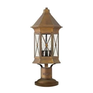 Image of 3 Light Outdoor Pedestal Light Sienna IP44, E14