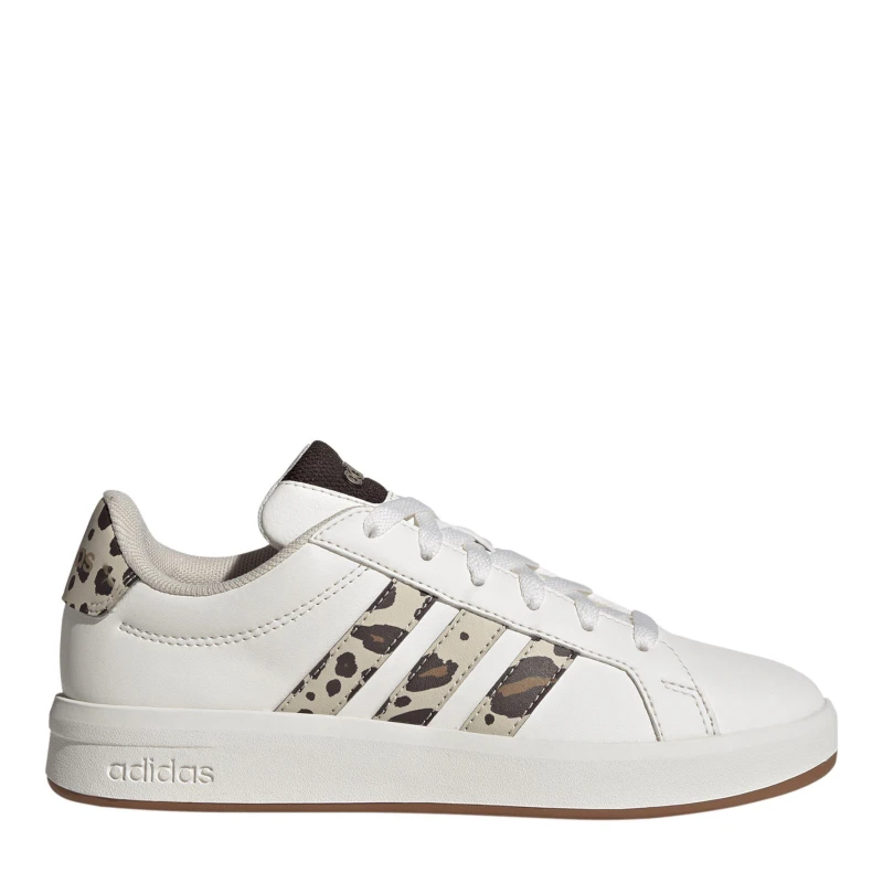 Image of adidas Girls Grand Court Trainers Low Trainers 3 (35.5) White 06116732230