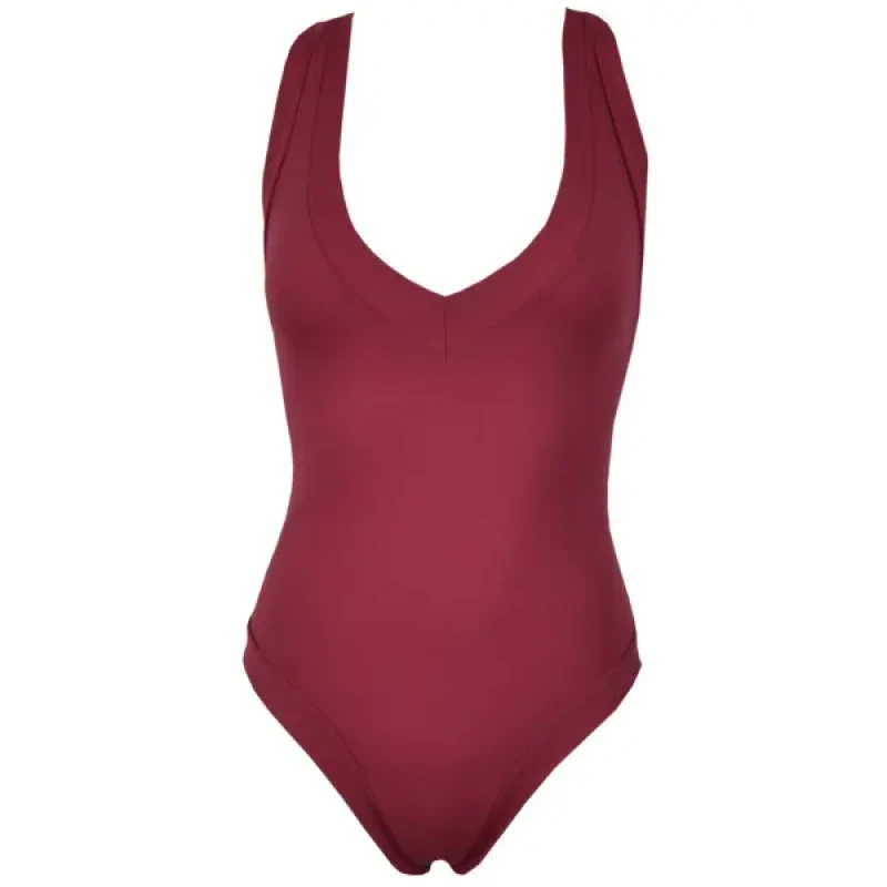 Image of Red Point Womens V-neck one Piece swimsuit Red Point Yoli Rouge Female 38B