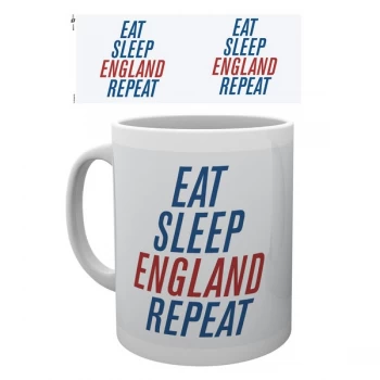 Image of England - Eat Sleep England Repeat Mug