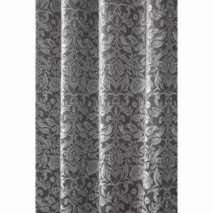 Image of Emma Barclay Eden Eyelet Curtain 46 X 54 Silver (pair)