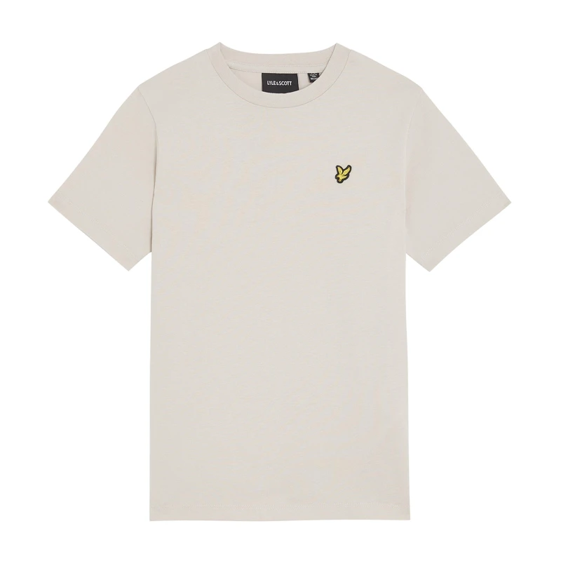 Image of Lyle & Scott Boys T-Shirt - Beige, Beige, Size 5-6 Years Beige W1BRB Unisex 5-6 YEARS