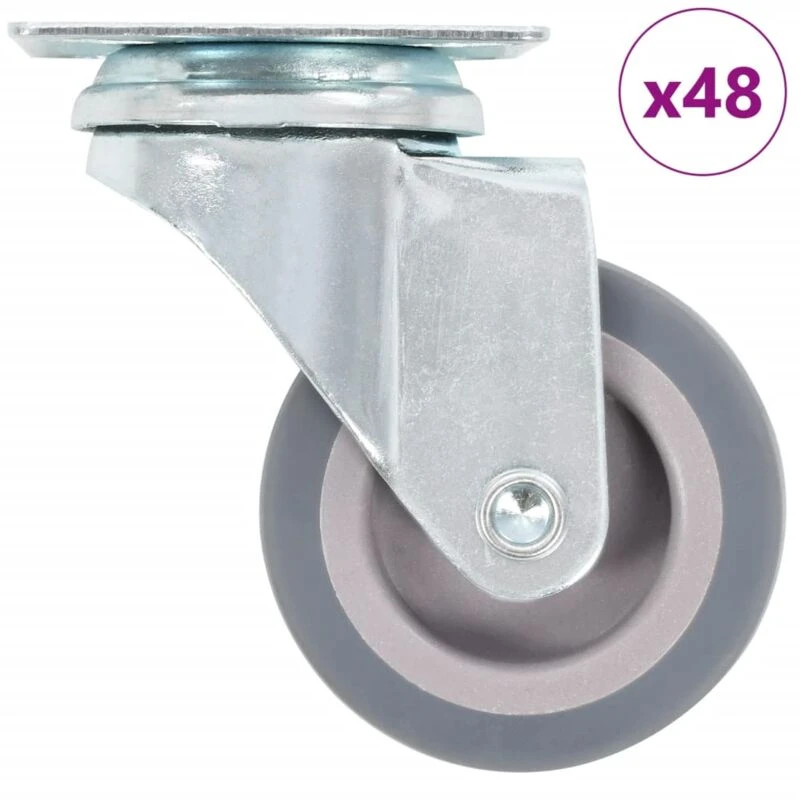 Image of VIDAXL 48 pcs Swivel Casters 50 mm vidaXL 8719883716954