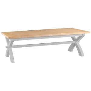Image of Madera 2.5m Cross Extending Table - Grey
