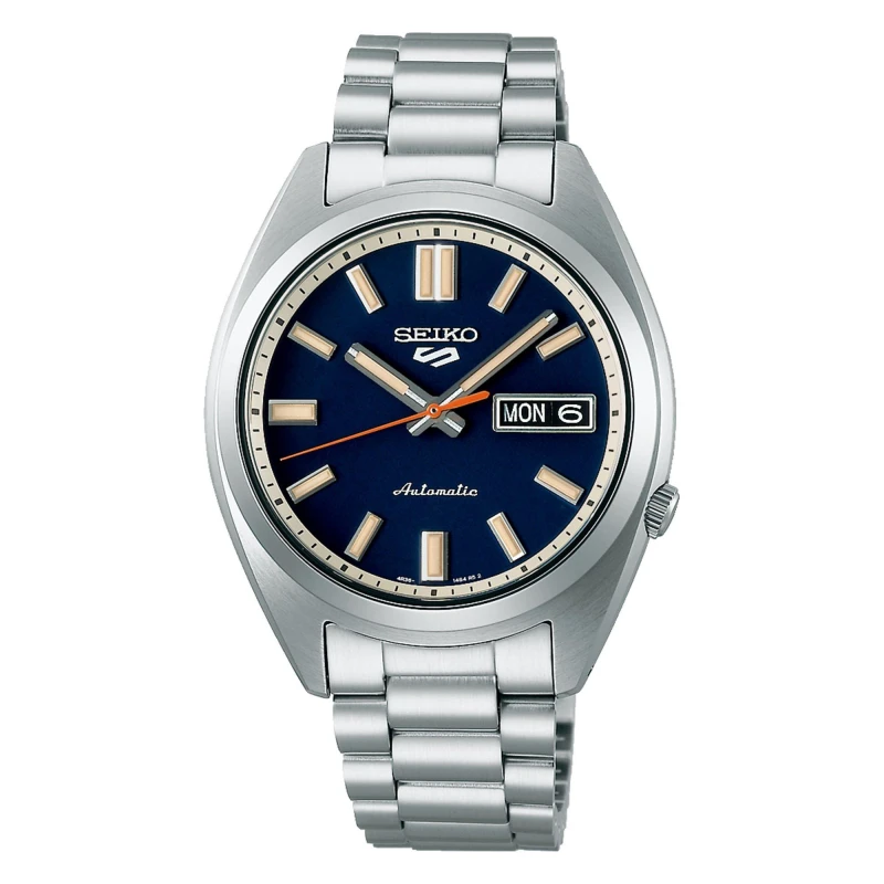 Image of Seiko SRPK87K1 5 Sports SNXS aRinse Bluea Classic Sports Watch