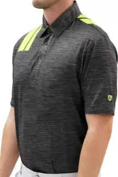Image of Racing Print Golf Polo Shirt
