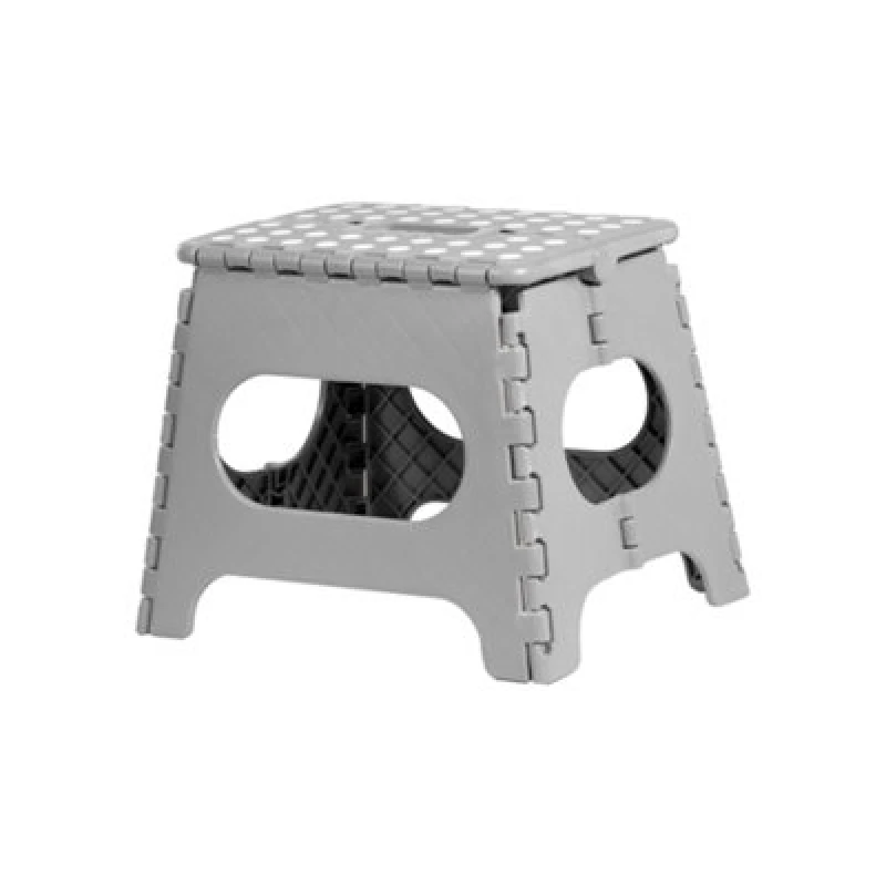 Image of Innoteck Essentials Medium Folding Step Stool - Grey