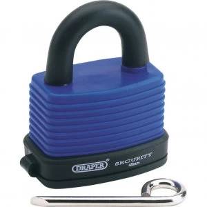 Image of Draper Laminated Steel Resettable Combination Padlock 48mm Standard