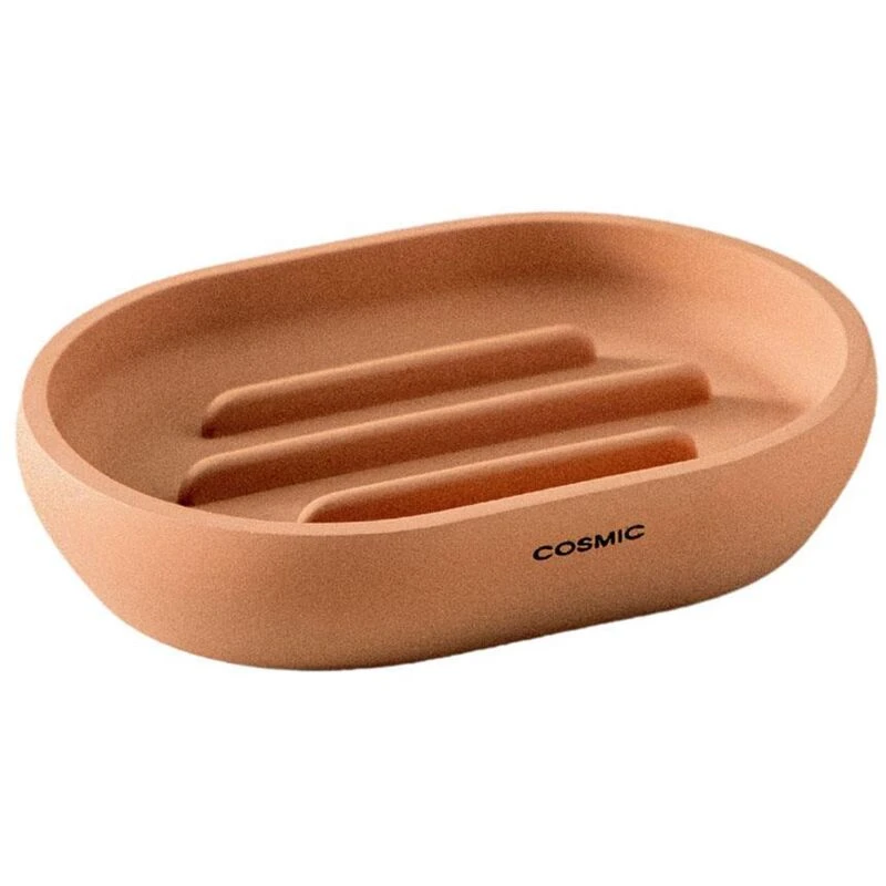 Image of COSMIC Cosmic - Saona Soap Dish Elegant Resin Sink Accessory for Bars in Blossom Color WJC219A0034403