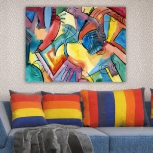 Image of 257466661_70100 Multicolor Decorative Canvas Painting
