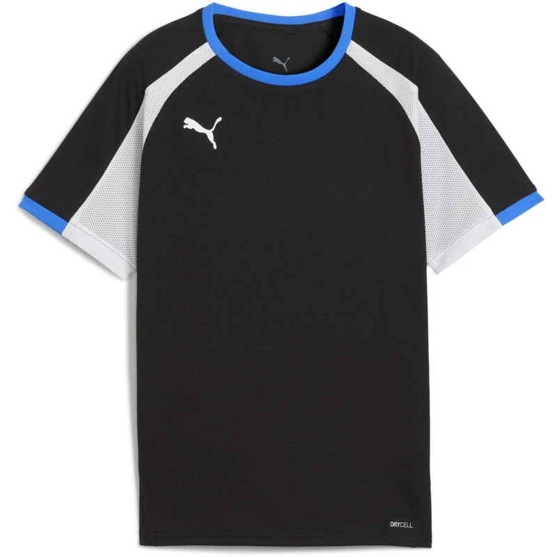 Image of Puma Puma Individualligajersey Jr T-Shirt Unisex Kids Blk-Wht-UltrBlu unisex 5-6 (XS)