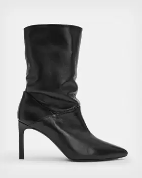 Image of AllSaints Orlana Leather Boots