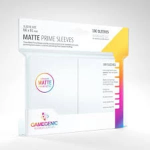 Image of Gamegenic Matte Prime Sleeves White (100 Sleeves)