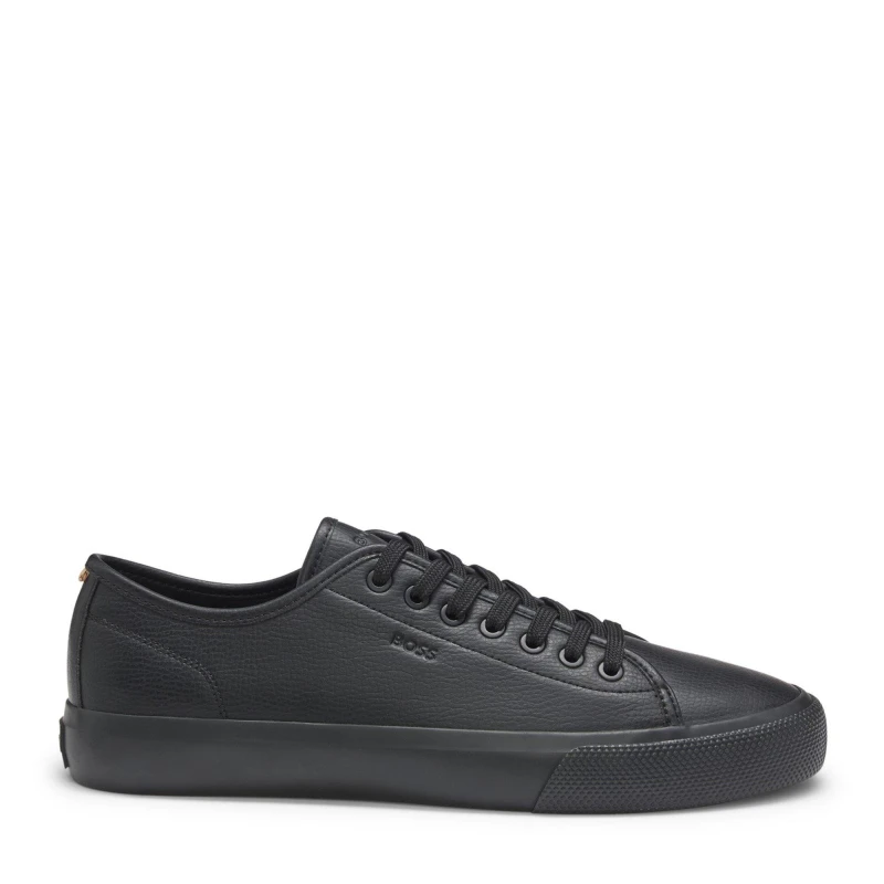 Image of Boss Mens Low Profile Sporty Trainers with Rubber Soles Low Trainers 6 (40) Black 11548003260
