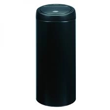 Image of Slingsby Touch Top Waste Bin 30 Litre Black 374039