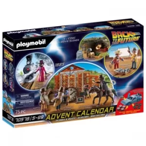 Image of Playmobil 70576 Back to the Future Part 3 Advent Calendar