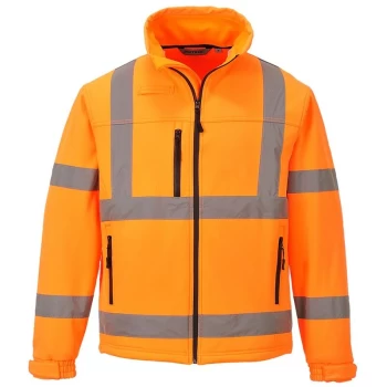 Image of Portwest - S424ORRS - sz S Hi-Vis Classic Softshell Jacket (3L) - Orange
