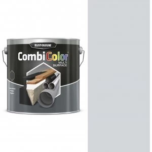 Image of Rust Oleum CombiColor Multi Surface Paint Light Grey 2.5l