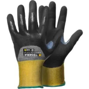 Image of Ejendals 8806 Infinity Cut 5 PU 3/4 Coated Glove Size 10 - Grey Yellow