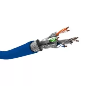 Image of Goobay S/FTP CAT 7A+ Network Cable - 100m - Blue