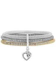 Image of Lipsy Mesh Stretch Bracelet Gift Set - multicoloured