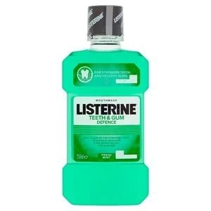 Image of Listerine Teeth & Gum Defence Freshmint Mouthwash 250ml