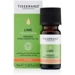 Image of Tisserand Aromatherapy Lime Organic Essential Oil 9ml