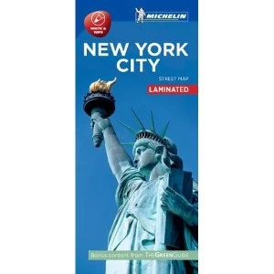 Image of New York - Michelin City Map 9204 Laminated City Plan Sheet map 2016