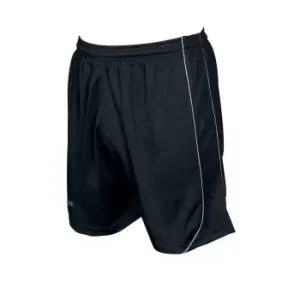 Image of Precision Childrens/Kids Mestalla Shorts (S) (Black/White)