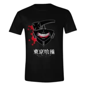 Image of Tokyo Ghoul T-Shirt Blood Filled Mask Size S