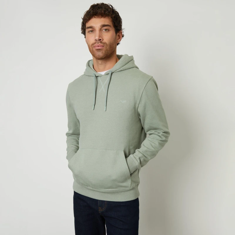 Image of Threadbare Cotton Blend Clementine Hoodie - Green Green 2XL