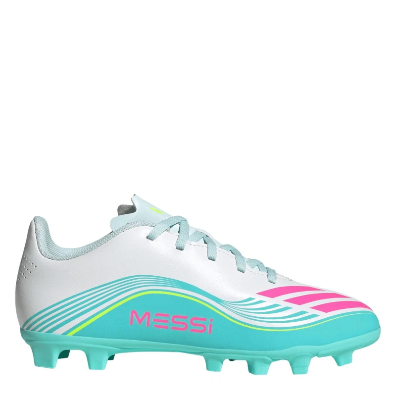 Image of adidas F50 Club Juniors Firm Ground Football Boots Firm Ground Football Boots 3 (35.5) White 08434127230