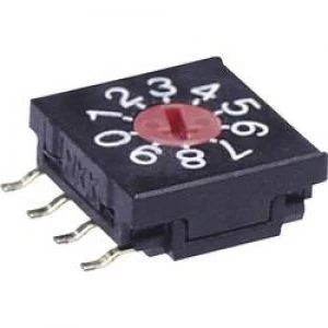 Image of Rotary switch 5 Vdc 0.1 A Switch postions 10 NKK