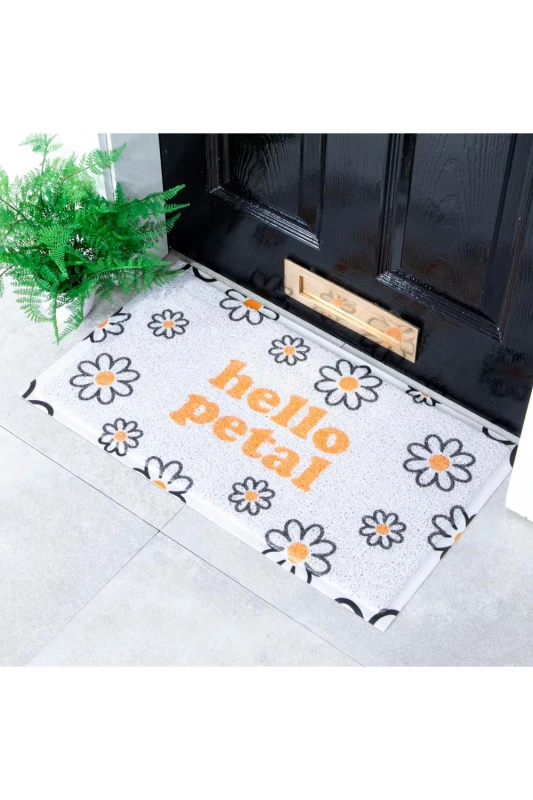 Image of Native Natural Hello Petal Doormat (70 X 40Cm)