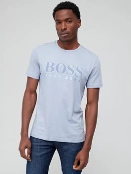 Image of Hugo Boss Athleisure Tee 3 T-Shirt Open Blue Size S Men