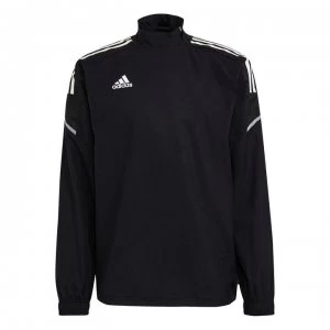 Image of adidas Hybrid Zip Top Mens - Black/White