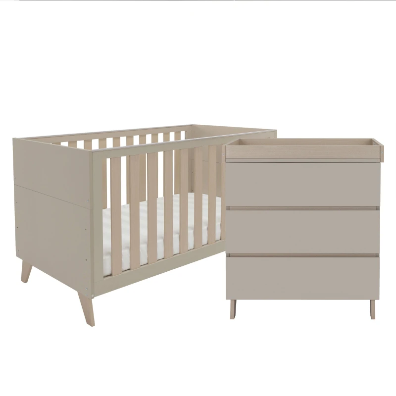 Image of Babymore Dante 2 Piece Nursery Room Set - Cashmere Cashmere unisex One size