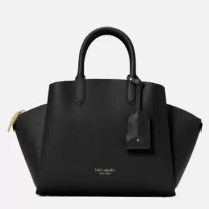 Image of Kate Spade New York Womens Avenue Refined Medium Satchel - Black