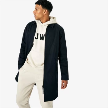 Image of Jack Wills Classic Twill Overcoat - Black