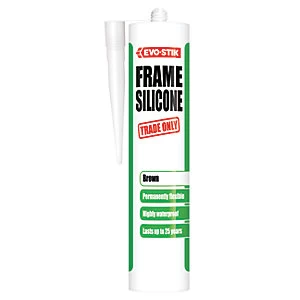 Image of Evo-Stik Trade Only Frame Silicone - Brown 280ml